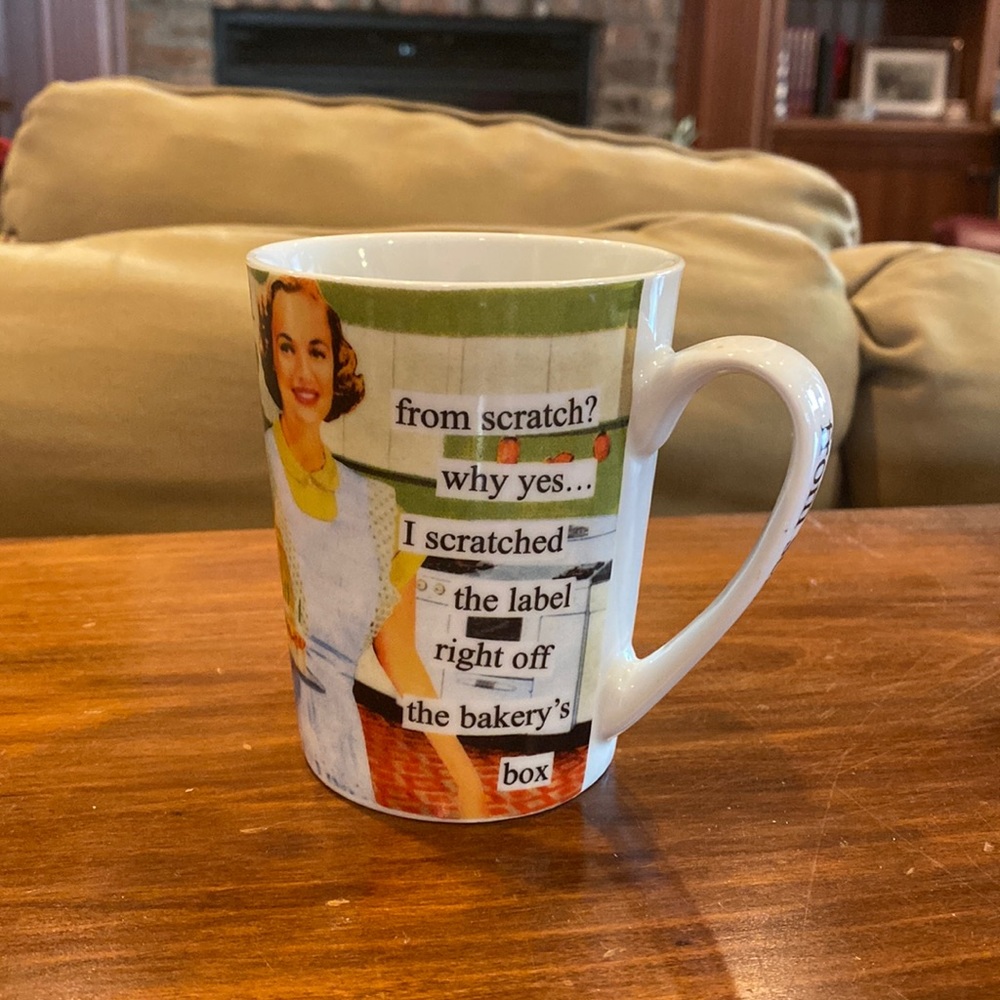 NWOT Anne Taintor Mug From Scratch? Why Yes I Scratched The Label Off The Box